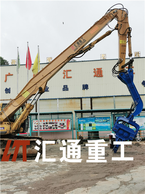 挖掘機打樁臂、打樁臂、打樁錘、挖掘機打樁臂廠家